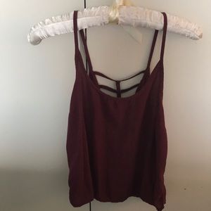 Brandy Melville tank in maroon